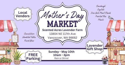 Meet Seterra Designs at the Scented Acres Lavender Farm Mother’s Day Market!