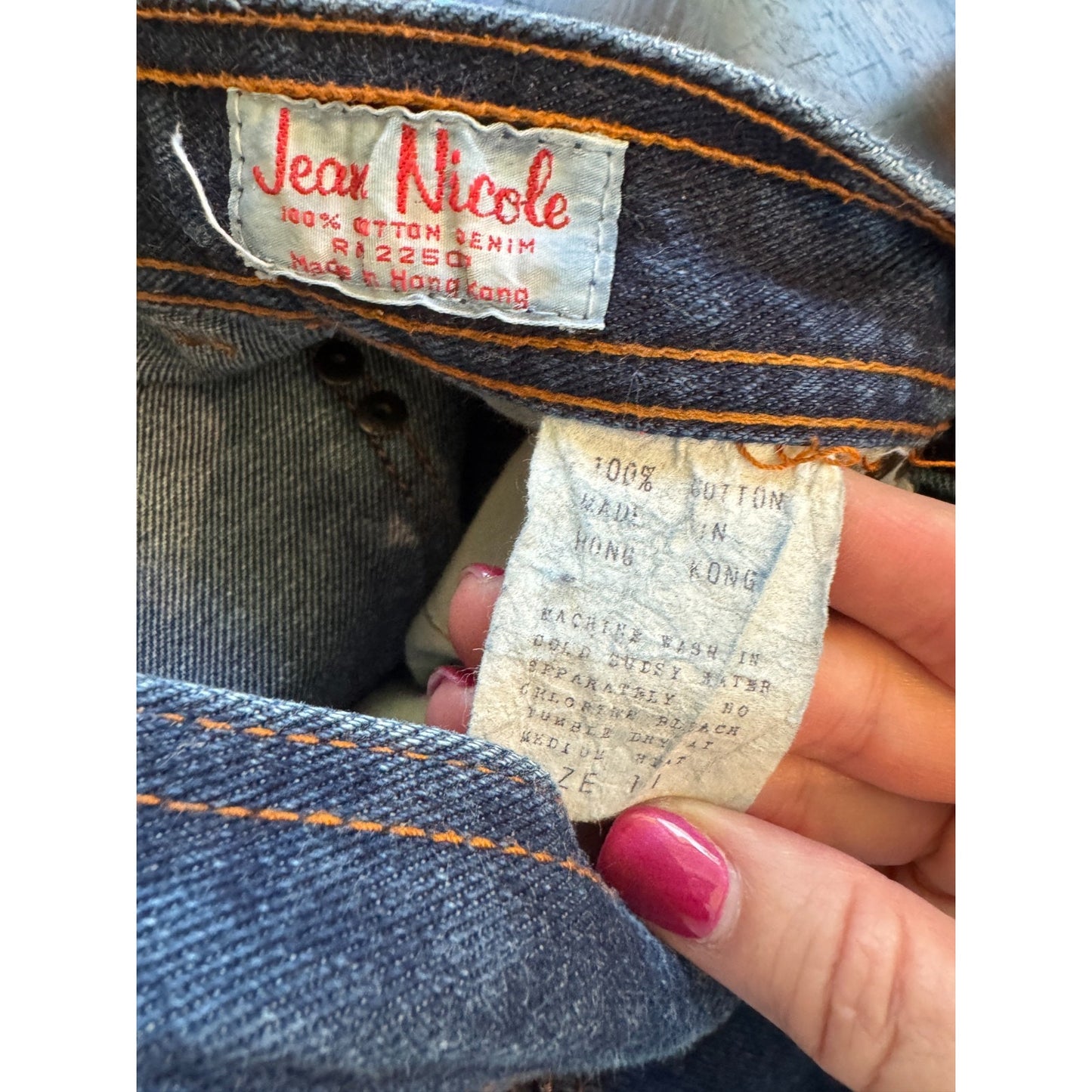 Jean Nicole Virginian Special Jeans - Made in Hong Kong - Size 11