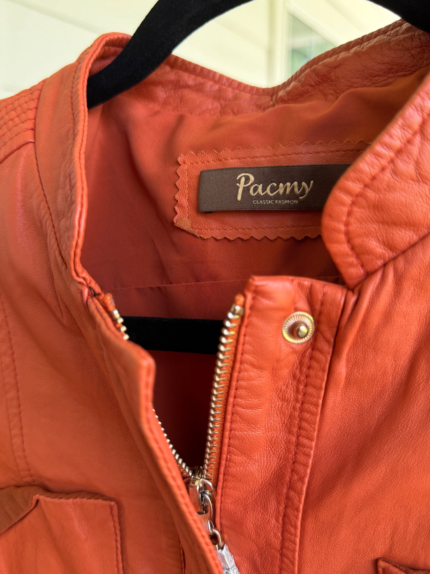 pacmy sheepskin leather jacket