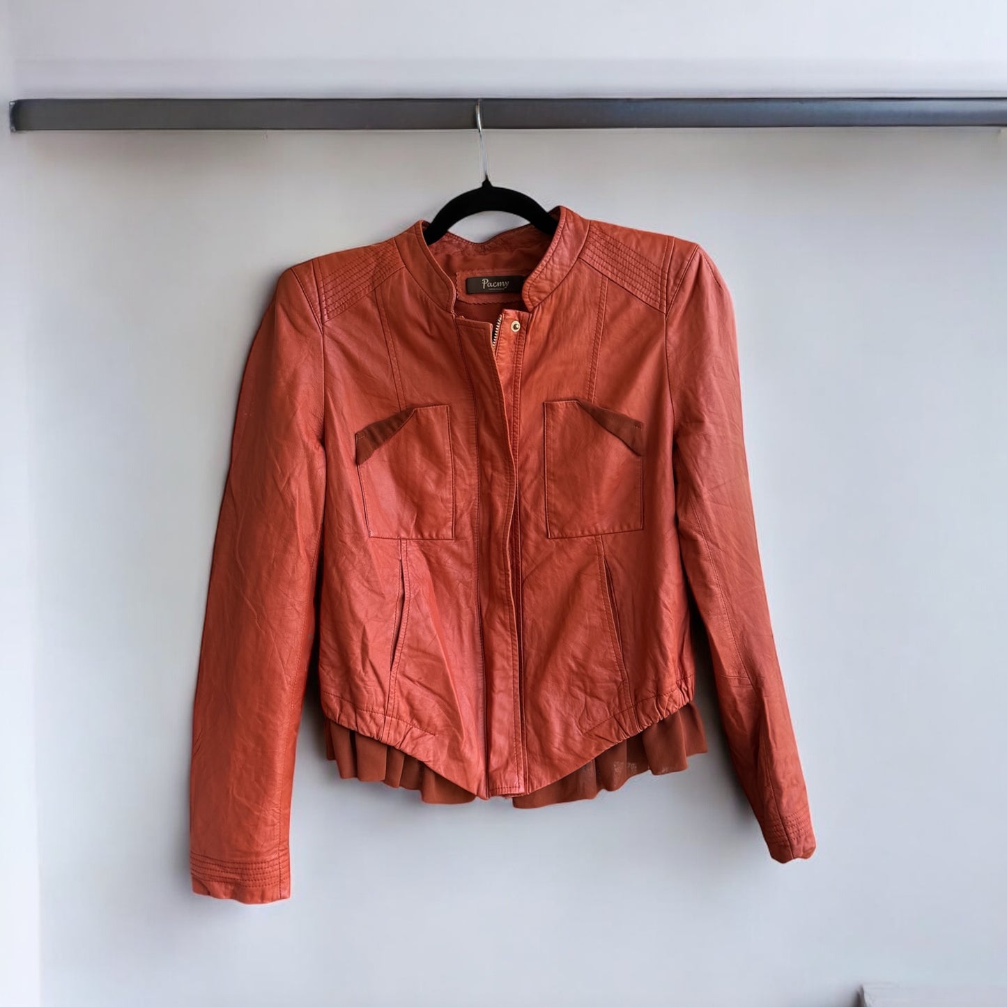pacmy sheepskin leather jacket